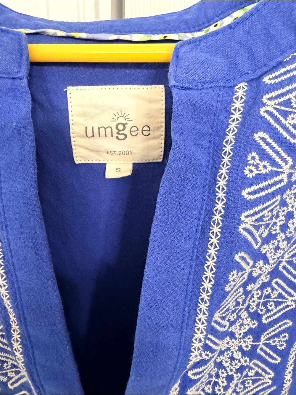 Umgee Blue Midi Women’s Dress - Picture 2 of 2